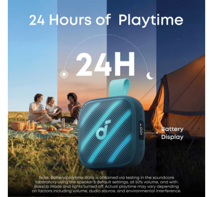 Anker Акустична система Anker SoundСore Boom Go 3i Blue (D5103030)