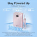Vention Батарея універсальна Vention 10000mAh, 22.5W, PD, QC, Pink (FKAP0-C)