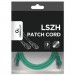 Cablexpert Патч-корд 1м S/FTP Cat 6A CU LSZH green Cablexpert (PP6A-LSZHCU-G-1M)
