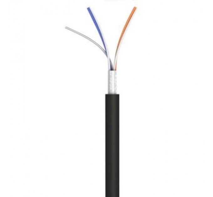 OK-Net Кабель мережевий OK-Net FTP 500м cat.5 зовнішній (F/UTP-cat.5) (КППЭ-ВП (100) 2*2*0,51 / 500)