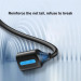 Дата кабель USB 2.0 AM/AF 2.0m black Vention (CBIBH)
