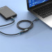Дата кабель USB 2.0 AM/AF 2.0m black Vention (CBIBH)