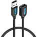 Vention Дата кабель USB 2.0 AM/AF 2.0m black Vention (CBIBH)
