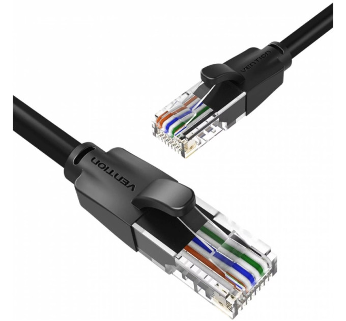 Vention Патч-корд Cat.6 UTP Patch Cable 2M Black VENTION (IBEBH)