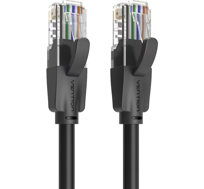 Vention Патч-корд Cat.6 UTP Patch Cable 3M Black VENTION (IBEBI)