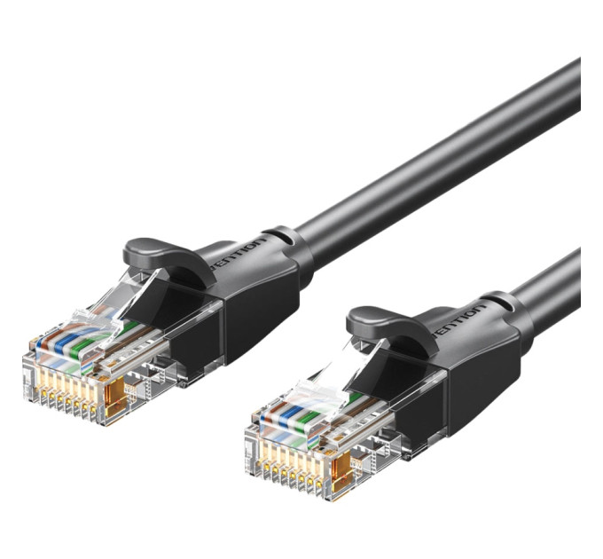 Vention Патч-корд Cat.6 UTP Patch Cable 3M Black VENTION (IBEBI)