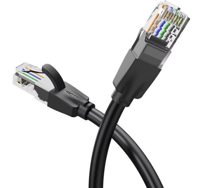 Vention Патч-корд Cat.6 UTP Patch Cable 3M Black VENTION (IBEBI)