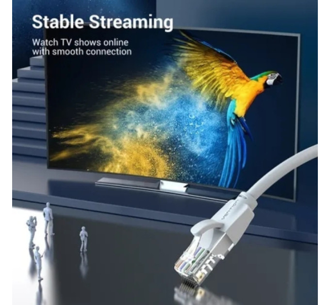 Патч-корд Cat.6 UTP Patch Cable 2M Gray VENTION (IBEHH)
