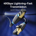Патч-корд Cat.8 SFTP Patch Cable 3M Black VENTION (IKABI)