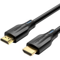 Кабель мультимедійний HDMI Male to Male 8K HD Cable 10M Black VENTION (AANBL)