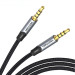 Vention Кабель мультимедійний TRRS 3.5MM Male to Male Aux Cable 1M Gray VENTION (BAQHF)