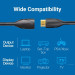 Vention Кабель мультимедійний HDMI Extension Cable 1M Black VENTION (VAA-B06-B100)