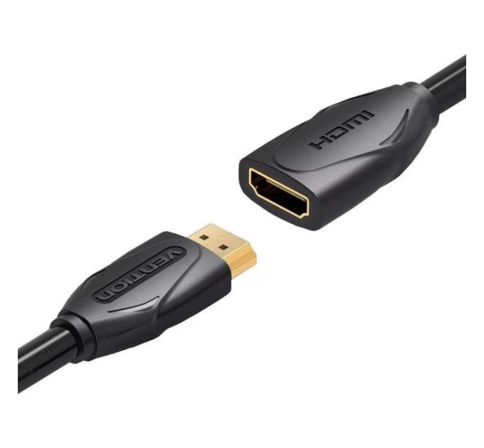 Vention Кабель мультимедійний HDMI Extension Cable 1M Black VENTION (VAA-B06-B100)