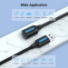 Vention Дата кабель USB 3.0 A Male to A Female Extension Cable 0.5M black PVC Type VENTION (CBHBD)