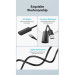 Дата кабель USB 2.0 Type-A Male to Type-A Female Active Extension Cable 10M Black VENTION (CBKBL)