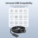 Vention Дата кабель USB 3.0 Type-A Male to Type-A Female Active Extension Cable 5M Black VENTION (CBMBJ)