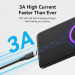 Дата кабель USB 2.0 A Male to C Male 3A Cable 1M Black VENTION (CTHBF)