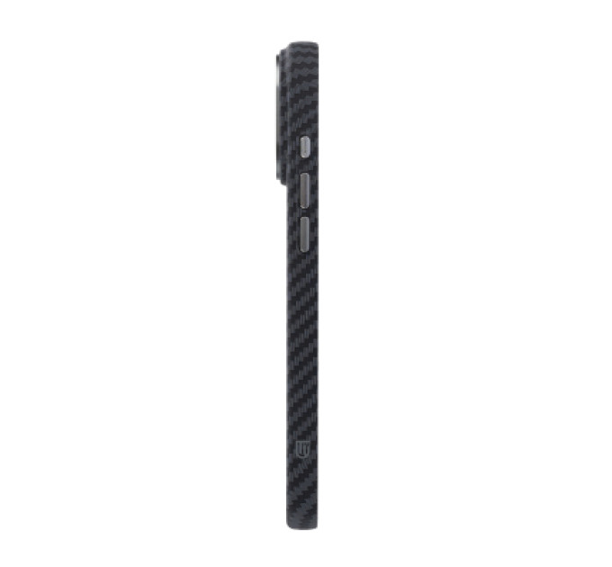 Чохол до мобільного телефона Armorstandart LikeCarbon2 MagCase Apple iPhone 17 Pro Carbon Black (ARM86258)