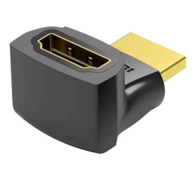 Перехідник HDMI F to HDMI M 270° 4K 60Hz PVC Vention (AINB0)