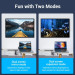 Vention Перехідник HDMI F to HDMI M 270° 4K 60Hz PVC Vention (AINB0)