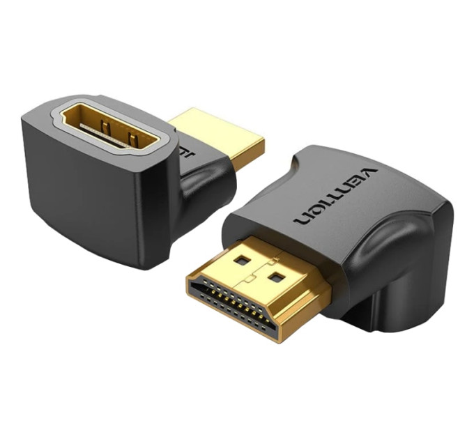Vention Перехідник HDMI F to HDMI M 270° 4K 60Hz PVC Vention (AINB0)