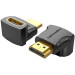 Vention Перехідник HDMI F to HDMI M 270° 4K 60Hz PVC Vention (AINB0)