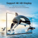 Vention Перехідник HDMI F to HDMI M 270° 4K 60Hz PVC Vention (AINB0)