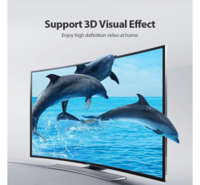 Кабель мультимедійний HDMI M to HDMI M 2.0m V2.0 4K60Hz PVC Vention (AAIBH)
