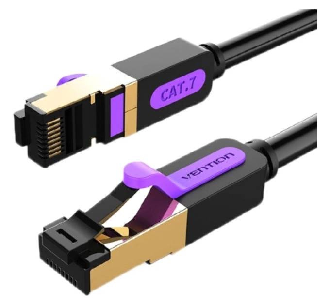 Патч-корд Cat.7 SFTP Patch Cable 3M Black Vention (ICDBI)