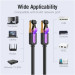 Патч-корд Cat.7 SFTP Patch Cable 3M Black Vention (ICDBI)