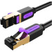Патч-корд Cat.7 SFTP Patch Cable 10M Black Vention (ICDBL)