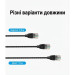 Патч-корд Cat.6A UTP Patch Cable 0.5M Black Slim Type Vention (IBIBD)