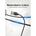 Патч-корд Cat.6A UTP Patch Cable 0.5M Black Slim Type Vention (IBIBD)