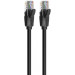Патч-корд Flat Cat.6 UTP Patch Cable 1.5M Black Vention (IBJBG)
