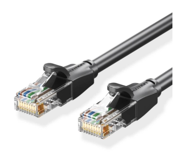 Vention Патч-корд Cat.6 UTP Patch Cable 25M Black Vention (IBEBS)