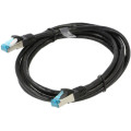 Патч-корд Cat.5E FTP Patch Cable 5M Black Vention (VAP-B05-B500)