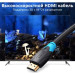 Кабель мультимедійний Flat HDMI Cable 3M Black Vention (VAA-B02-L300)