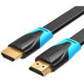 Кабель мультимедійний Flat HDMI Cable 5M Black Vention (VAA-B02-L500)