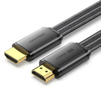 Кабель мультимедійний Flat HDMI Cable 10M Black Vention (VAA-B02-L1000)