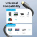 Кабель мультимедійний HDMI-A Male to Male 4K HD Cable PVC Type 2M Black Vention (ALIBH)