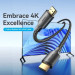 Кабель мультимедійний HDMI-A Male to Male 4K HD Cable PVC Type 2M Black Vention (ALIBH)
