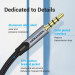 Кабель мультимедійний TRRS 3.5MM Male to Male Aux Cable 1.5M Gray Vention (BAQHG)