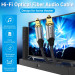Vention Кабель мультимедійний Optical Fiber Audio Cable Aluminum Alloy Type 3M Gray Vention (BAVHI)