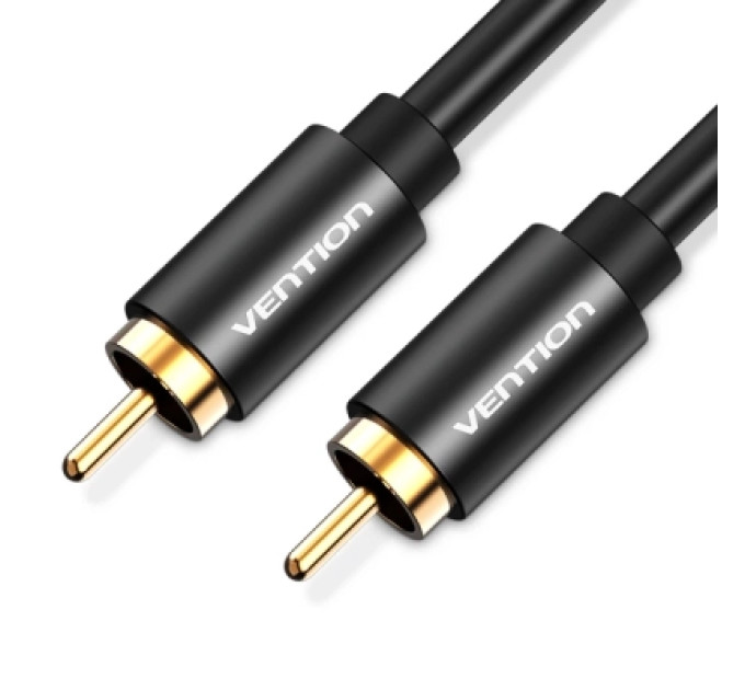 Кабель мультимедійний Coaxial Digital Audio Cable 1M Black Metal Type Vention (VAB-R09-B100)