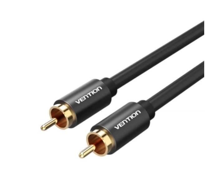 Кабель мультимедійний Coaxial Digital Audio Cable 2M Black Metal Type Vention (VAB-R09-B200)