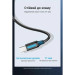Кабель для принтера USB 2.0 A Male to B Male Cable 0.5M Black PVC Type Vention (COQBD)