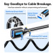 Дата кабель USB 3.2 A Male to A Female Extension Round Cable 0.5M Black PVC Type Vention (CBOBD)