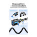 Дата кабель USB 3.2 A Male to A Female Extension Round Cable 1M Black PVC Type Vention (CBOBF)