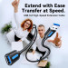 Vention Дата кабель USB 3.2 A Male to A Female Extension Round Cable 2M Black PVC Type Vention (CBOBH)