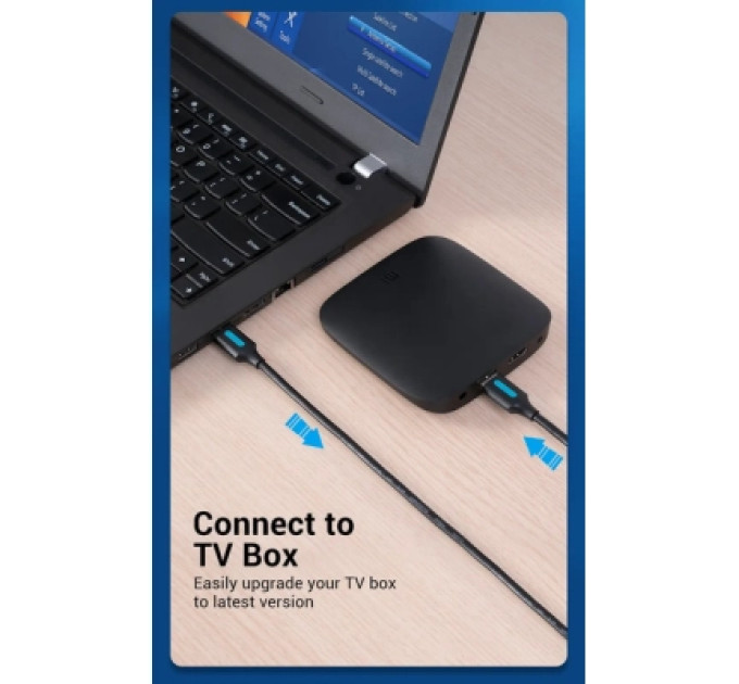 Дата кабель USB 3.0 A Male to A Male Cable 1.5M Black PVC Type Vention (CONBG)